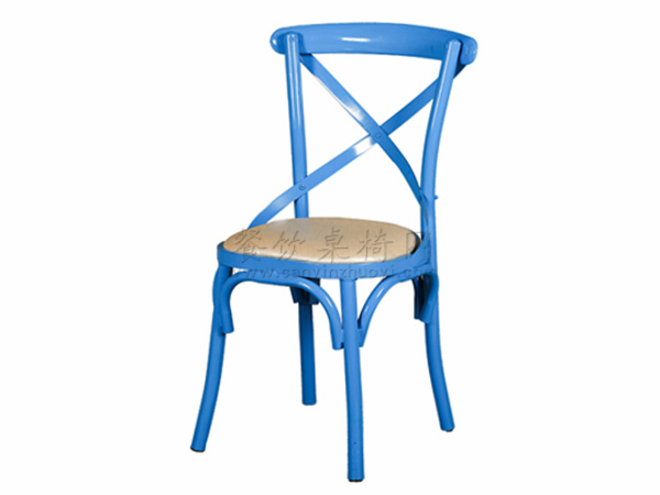 藍色叉背椅子 CY-GY010