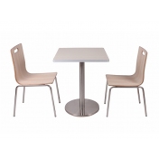 鋼木材質桌椅 ZY-GM003