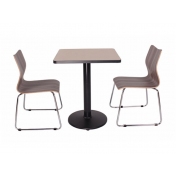 分體鋼木桌椅 ZY-GM015