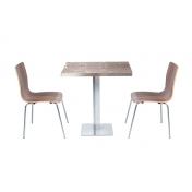 鋼木桌鋼木椅 ZY-GM020