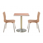 鋼木漢堡桌椅 ZY-GM024