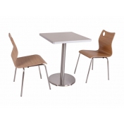鋼木餐桌椅子 ZY-GM030