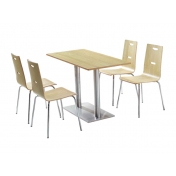 淺木紋餐桌椅 ZY-GM051