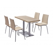 金橡木紋桌椅 ZY-GM061