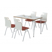 個性鋼木桌椅 ZY-GM090