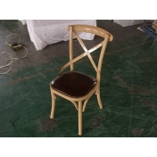 鐵藝叉背椅，木紋叉背餐椅