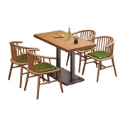 北歐風酸菜魚餐廳桌椅組合