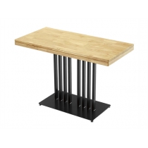 粉面店鋼木桌 CZ-GM106